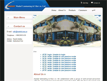 Tablet Screenshot of madad.com.sa